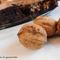 Brownie à la betterave et aux noix
