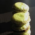 Macarons pistache et chocolat