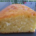 Biscuit Muscat et huile d'olive