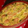 Quiche (sans pâte) aux poireaux et au chèvre