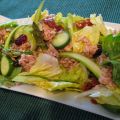 Salade au thon avec Vinaigrette à l’érable