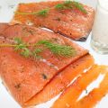Gravad Laks (Gravlax) et crème à l'aneth -[...]