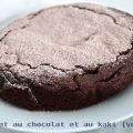 Fondant au rhum, au kaki et au chocolat - vegan