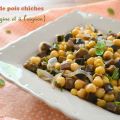 Salade de pois chiches à l'aubergine et à[...]