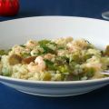 Risotto aux asperges et aux crevettes facile