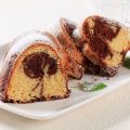 Gâteau marbré au cacao facile