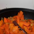 Tajine au butternut, carottes et raisons secs