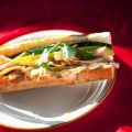 Recette de sandwich banh mi, baguette, poulet,[...]