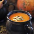 Soupe à la citrouille d'halloween facile