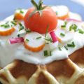 Gaufres liégeoises au fromage blanc, surimi et[...]