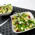 Salade de roquette, pomme, raisin, pécan et[...]