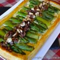 Tarte feuilletée aux asperges fromage frais,[...]