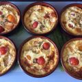 Clafoutis au camembert et tomates cerises