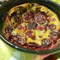 gratin de framboises à la pistache