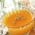 Soupe d'abricots au thym