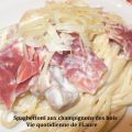 Spaghettoni aux champignons des bois