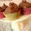Cupcakes poires-cacao au nutella