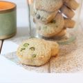 Sablés aux pistaches et à la pâte d’amande