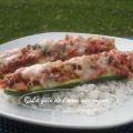 COURGETTES FARCIES AU JAMBON