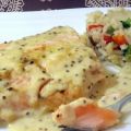 Filets de saumon à la moutarde