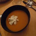 Soupe de potiron, crème au bleu d'Auvergne et[...]