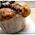 Muffins Tigrés, COeur Nutella