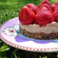 Cheesecake menteur aux fraises