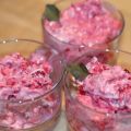 Glace à la framboise