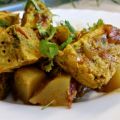 Curry d’omelette vapeur – Steamed omelette curry