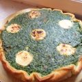 Tarte épinards lardons