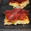 Gaufres de pomme de terre et tomates séchées