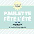 Paulette Fête de l'été - soirée du 8 juin 2013