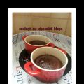 Coulant au chocolat blanc