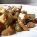 Poêlée de courgettes et quenelles