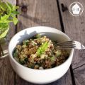 Salade légère : quinoa/boulgour, concombre,[...]
