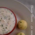 Boulette de pomme de terre aux herbes & Sauce[...]