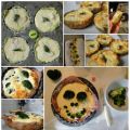 Tartes - Avocat /saumon et betterave /roquefort[...]