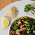 Soupe miso crue au kale