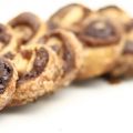 Palmiers chocolat, amandes et noisettes