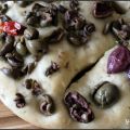 Fougasse aux olives et à l'origan