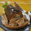 Recette de bûche de Noël au nougat, pain[...]