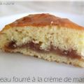 Gâteau au yaourt fourré à la crème de marron,[...]