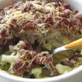 Crumble de courgettes.