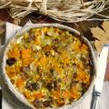 Quiche d'automne au butternut, châtaignes,[...]