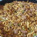 macaroni chinois au porc haché
