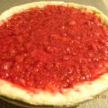 Tarte au framboise et crème patissière