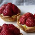Tartelettes aux fraises et à la vanille
