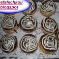 Feuilletés à la créme patissiére au chocolat