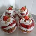 VERRINES SHORTECAKE AUX FRAISES SANS REMORDS