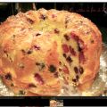 Gâteau bundt aux framboises et bleuets